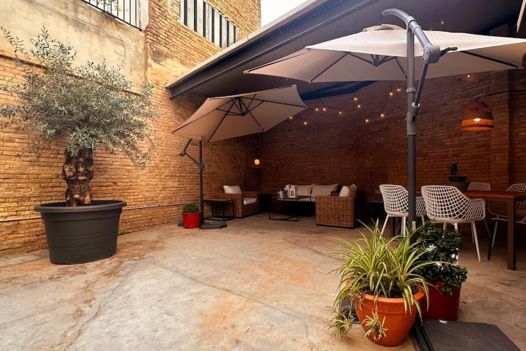 Ferienwohnung Tradicional Casa Con Patio Ruzafa Valencia Exterior foto