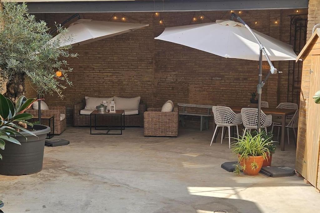 Ferienwohnung Tradicional Casa Con Patio Ruzafa Valencia Exterior foto
